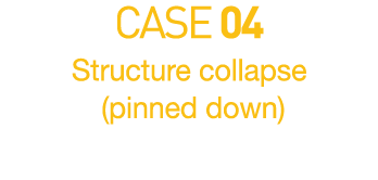 CASE 04  Structure collapse (pinned down)