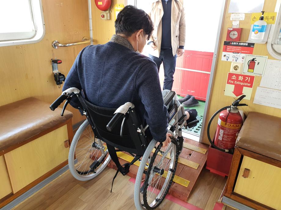 교통약자 여객선 이용 “편리해졌어요!” 이미지
