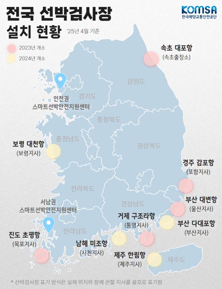 선박검사장 전국 9곳으로 확대 … 어업인의 시간·비용 아낀다 이미지